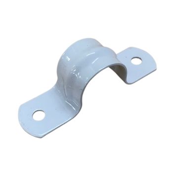 15mm Saddle Clip Suit PVC Pressure Pipe Powder Coated  