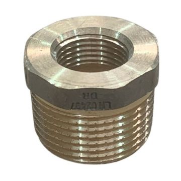 15mm X 6mm Brass Bush BSP LF 1/2 x 1/4  