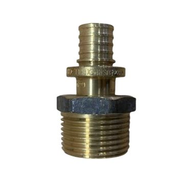 16 Pex X 20mm Male BSP Connector Pex Pull On LF