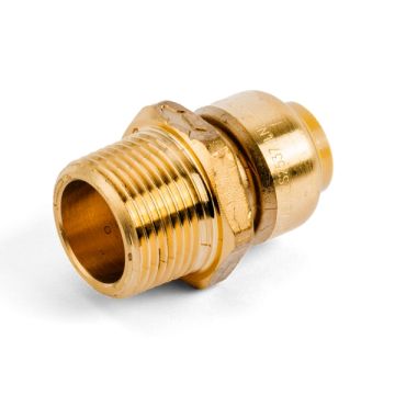 16 PEX x 20mm Male BSP F3 Straight Connector SharkBite PEX Push F116X