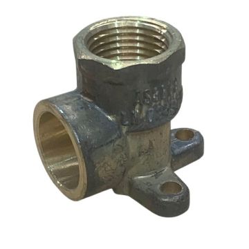 15mm Female 1/2" BSP X 20mm Capillary Lugged Elbow No15BP LF