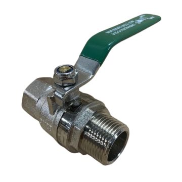 20mm Ball Valve Male x Female Lever Handle Gas Water Approved 3/4" BSP W20MLF