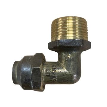20mm Male X 15C 1/2" Elbow Flare Compression BSP LF