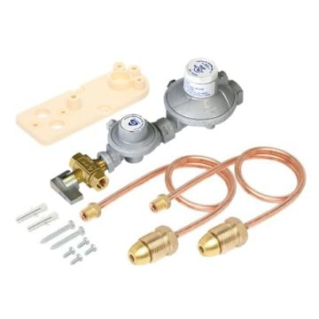 250Mj-Hr Dual Cylinder LP Gas Regulator Kit Manual Change Over Bromic 6060534