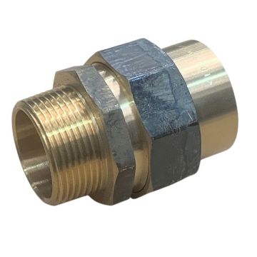 25mm Brass Barrel Union M&F