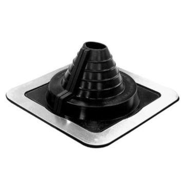 40mm - 90mm #3 Aquaseal Aquadapt Black Roof Pipe Flashing AAE3B40-90
