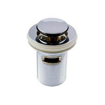 40mm Basin Bath Plug & Waste Cp Pop Up & Over Flow 