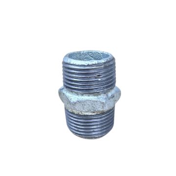 40mm Galvanised Hex Nipple 