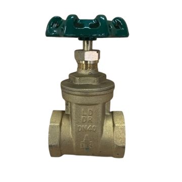 40mm Gate Valve Brass Watermark Female 1-1/2" BSP LF