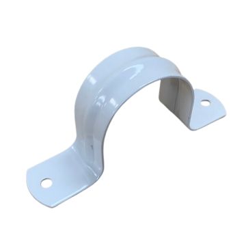 40mm Saddle Clip Suit PVC Pressure Pipe Powder Coated   