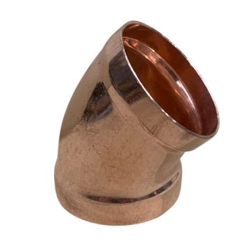40mm X 45 Deg Copper Bend High Pressure Capillary