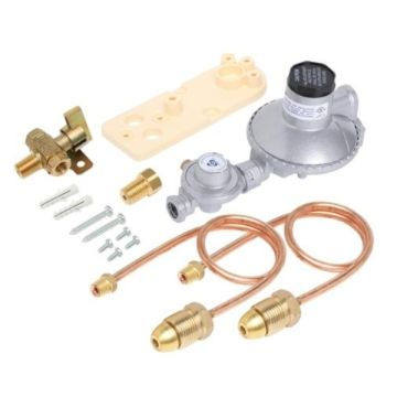 500Mj-Hr LPG Adjustable Regulator Dual Stage Manual Change Over Bromic 6060546