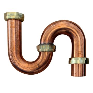 50mm S Trap Copper BSP Loose Nut 71735