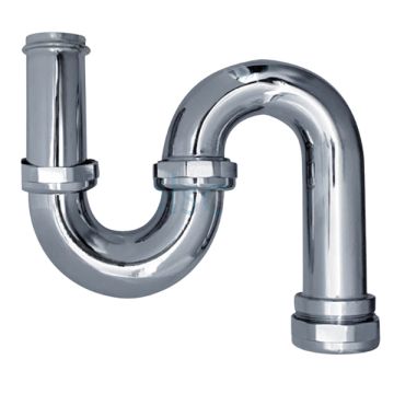 50mm S Trap Copper Chrome Easy Fix Suit Copper Tube 71728