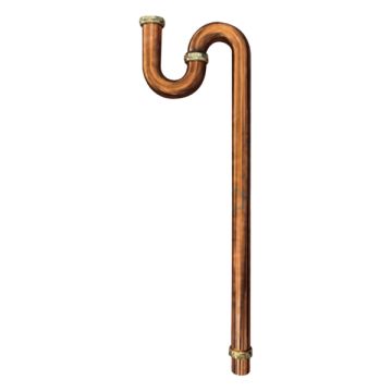 50mm S Trap Copper Loose Nut 900mm Tail 71717
