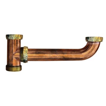 50mm x 300mm Copper Double Bowl Connector 71745