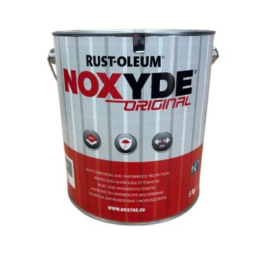 Rust-Oleum 5Kg Noxyde Anti-Rust Waterproofing Membrane Silver Grey RAL7001