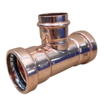 65mm X 50mm Reducing Tee Water Copper Press