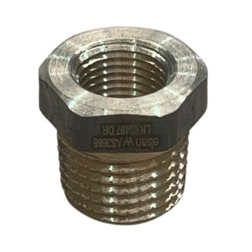 6mm X 3mm Brass Bush BSP LF 1/4 x 1/8 