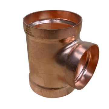 80mm X 50mm Copper Tee Reducing High Pressure Capillary 