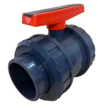 80mm 3" PVC Ball Valve Double Union Pressure Solvent Weld Joint STBVDUS80