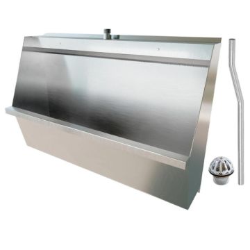 900mm Wall Hung Stainless Urinal Top Inlet Centre Outlet M-SWHUR-900C 