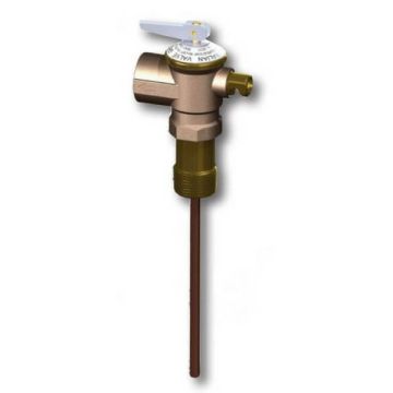 AVG PTRE15-1400-LF Extended Pressure Temperature Relief Valve 1400 KPA 15mm 1/2" BSP