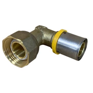 16 X 15mm Loose Nut Elbow Gas Water Pex