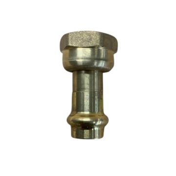 15mm 1/2" X 1/2" BSP Loose Nut Adaptor No 62 Gas Copper Press