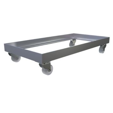 Clay Arrestor Frame Stainless Steel With Poly Swivel Castors M-FRAME-CA-3