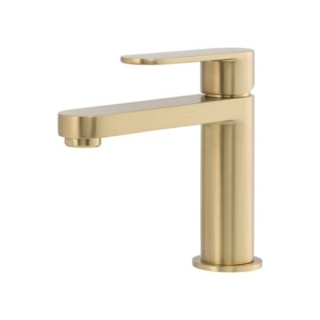 Cob & Pen Basin Mixer Brushed Gold - Spectra Lead Free