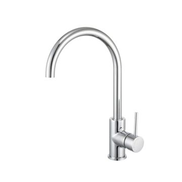 Cob & Pen Cold Start Gooseneck Sink Mixer Chrome - Artline Lead Free