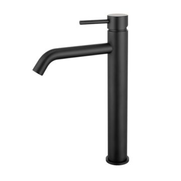 Cob & Pen Cold Start Raised Basin Mixer Matte Black - Artline Lead Free
