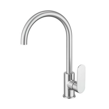 Cob & Pen Gooseneck Sink Mixer Chrome - Spectra Lead Free
