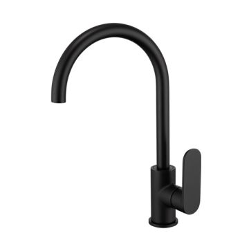 Cob & Pen Gooseneck Sink Mixer Matte Black - Spectra Lead Free