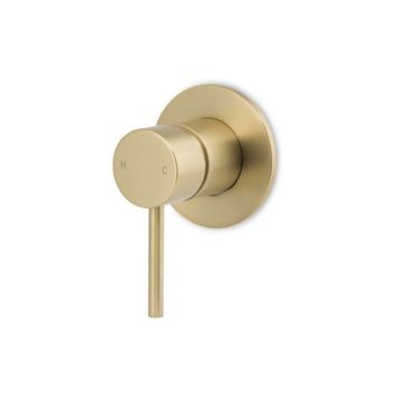 Cob & Pen Shower Mixer Brushed Gold - Artline