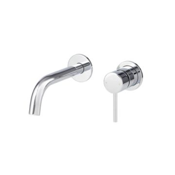 Cob & Pen Wall Basin Mixer With Spout Chrome - Artline