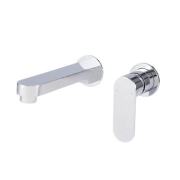 Cob & Pen Wall Basin Mixer With Spout Chrome - Spectra