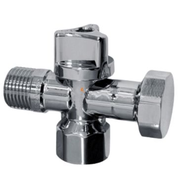 Combination Tritec Dual Isolation Valve 1/4 Turn Chrome C&P LF 60834