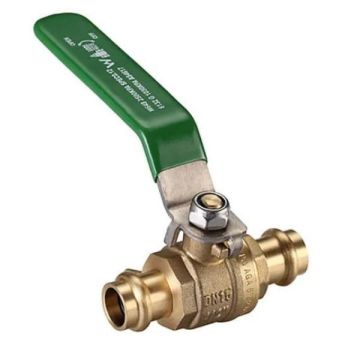 32mm Copper Press Water Ball Valve Lever Handle Watermark 1-1/4" WP32LF