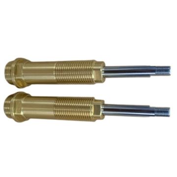 Easytap JP140CP 140mm Extended Wall Tap Spindles Standard Washer Chrome (Pair)