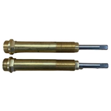 Easytap JP180CP 180mm Extended Wall Tap Spindles Standard Washer Chrome (Pair)   