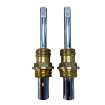 Easytap JP4012 Chrome Deep Seat Basin Spindles 120mm Standard Washer LF (Pair)