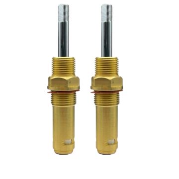 Easytap TZ2048CON 1/4 Turn Basin Spindles Ceramic Lever Contra Flat Side Chrome (Pair)