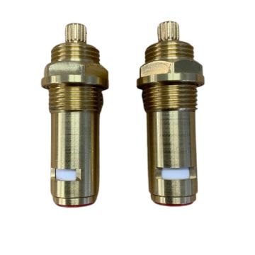 Easytap TZ2060 1/4 Turn Raymor Basin Tap Spindles Ceramic Clockwise Close 16 Teeth (Pair)