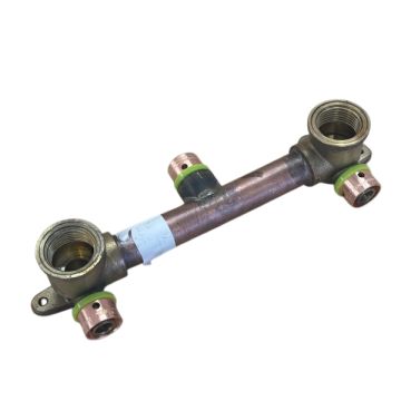 EPS Crimp Shower Breech 150mm Right Angle LF21300 
