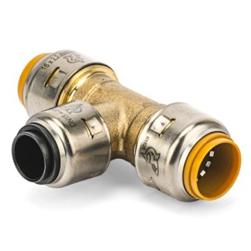 20mm PEX SDR9 x 20mm Copper Centre SharkBite Max Tee FF371