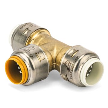 20mm PEX SDR7.4 x 20mm SDR9 PEX Centre SharkBite Max Tee FF372PX