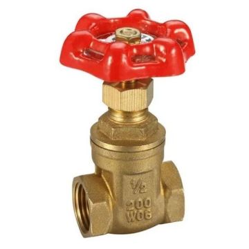 50mm Gate Valve Brass F&F Untested