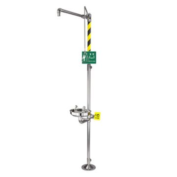 Gentec Ecosafe Combination Safety Shower Stainless Steel ECO1000EXP